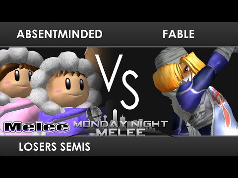 MNM 353 - Losers Semis - Absentminded (ICs) VS Fable (Sheik, Fox) - SSBM Melee
