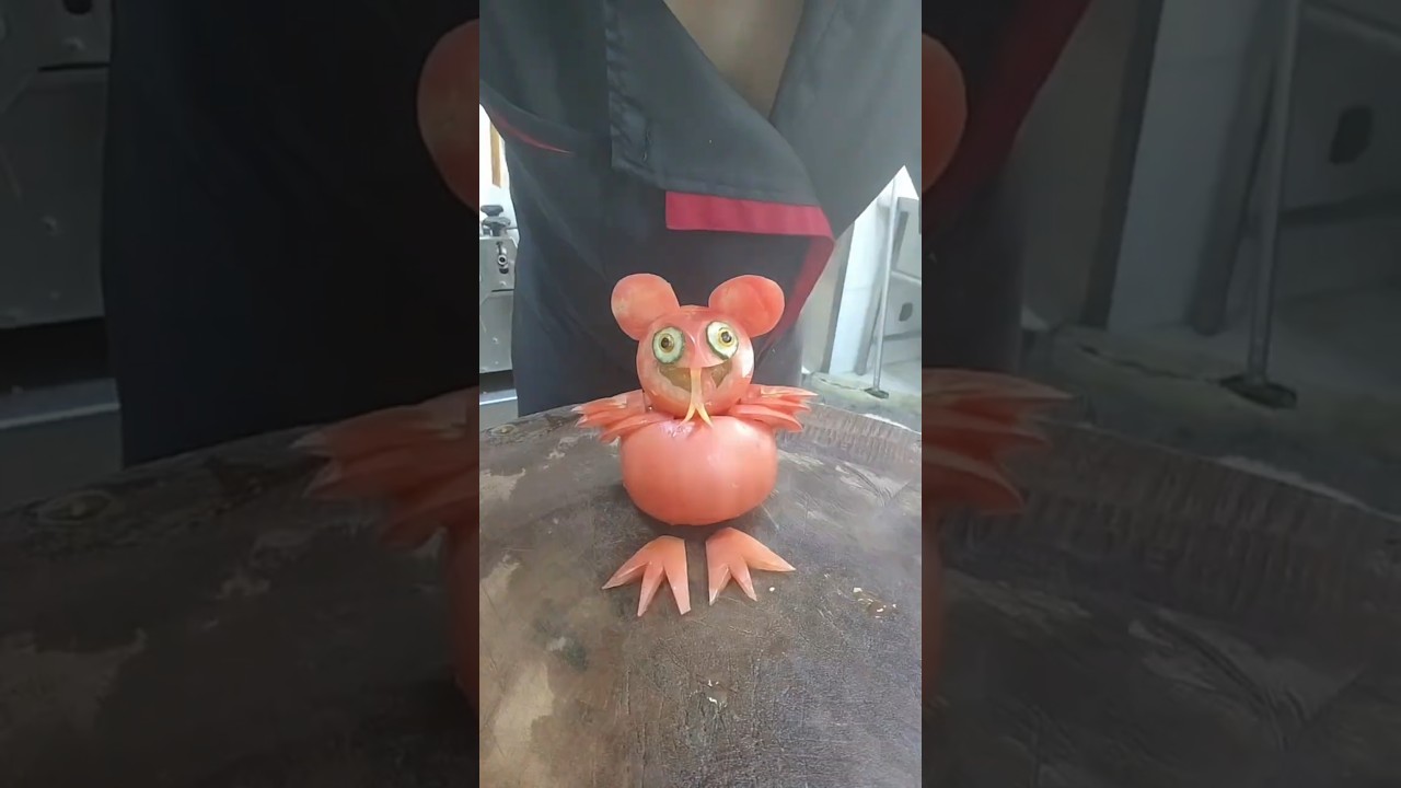 Making bear with fruits and vegetables#viral#shorts#fyp#trending#reels#food#art#design