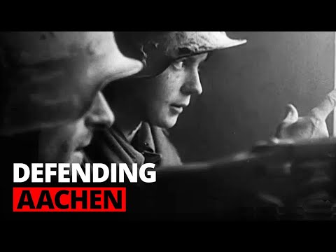 Aachen Under Siege: WWII Reaches Germany’s Borders | Original German Newsreel 1944