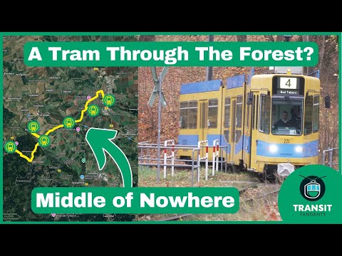 This German Tram Runs Through the Middle of Nowhere