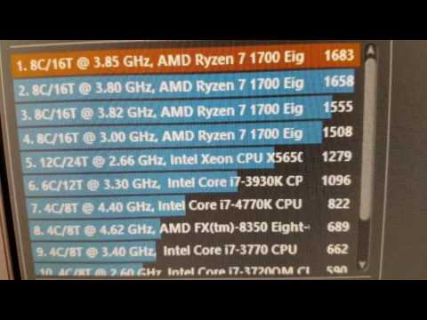 Ryzen 1700 overclock with Stock Cooler Wrath Spire