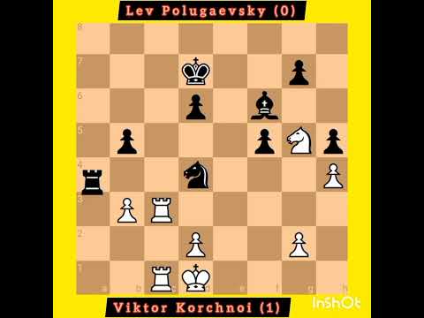 Viktor Korchnoi vs Lev Polugaevsky || English: Anglo Queen's || Candidates Semifinal, 1977 #chess