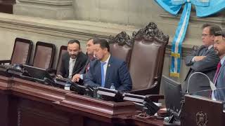 Así se despidió Nery Ramos de su última sesión plenaria, como Presidente del Congreso