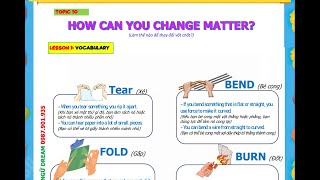 Topic 10 - How Can You Change Matter? - Phonics 3A