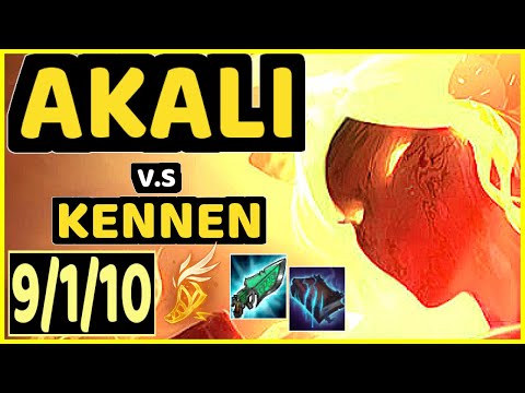 SLASHER1144 (AKALI) vs KENNEN - 9/1/10 KDA TOP GAMEPLAY - NA Ranked GRANDMASTER