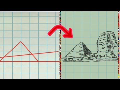 Sphinx drawing Steps || How to draw Sphinx wonder step...