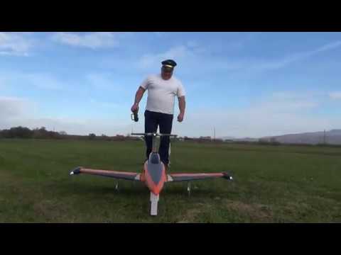 H-King SkySword 1200mm Orange 90mm EDF Jet (PNF) Maiden flight