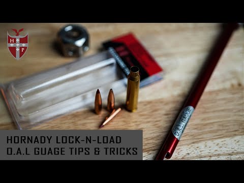 Using the Hornady Comparator and OAL gauge to adjust bullet depth