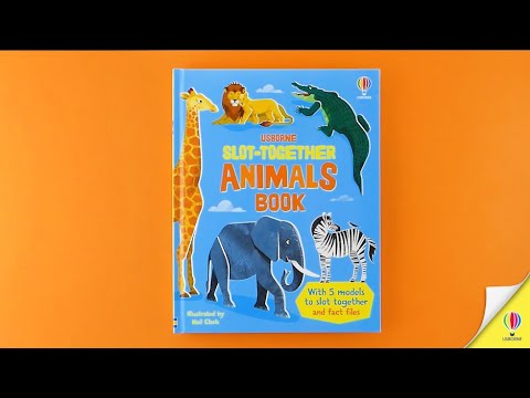 Книга Slot-together Animals Book video 1