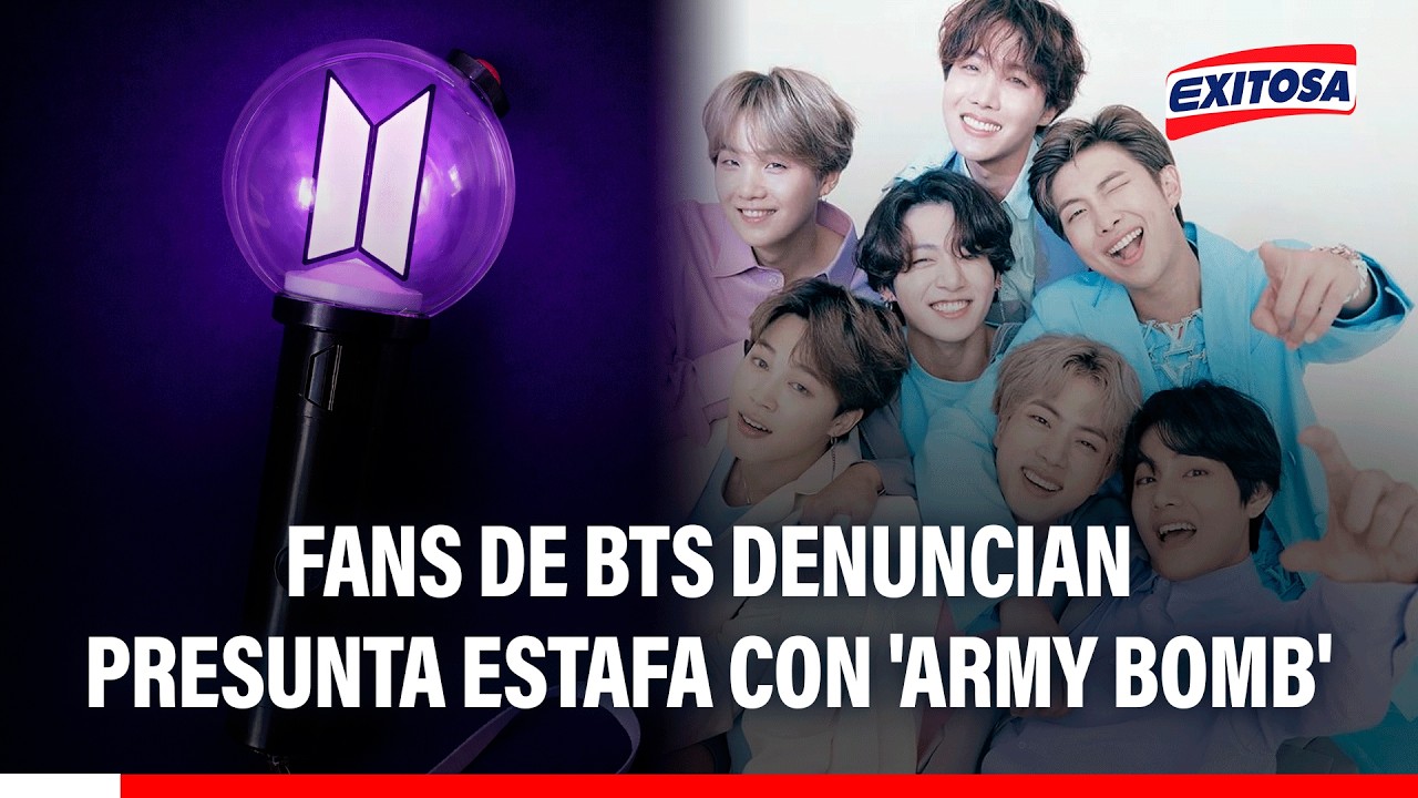 🔴🔵 Fans de BTS denuncian presunta estafa con 'Army Bomb': Más de 800 personas habían sido engañadas