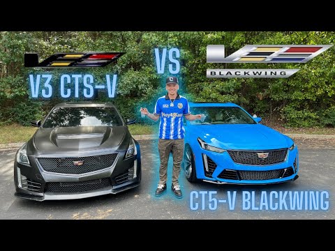 TAKING DELIVERY OF A CT5-V BLACKWING VS CTS-V Sedan Carbon Edition