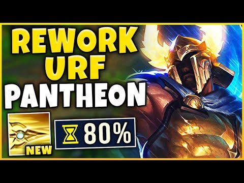 *WORLDS FIRST GAMEPLAY* REWORKED PANTHEON IN URF 2019 (PERMA-INVINCIBLE) - League of Legends