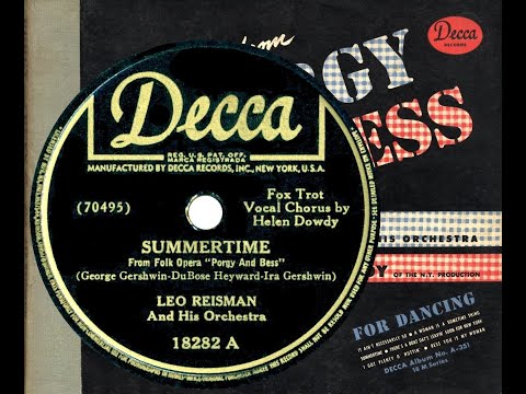 1942 Leo Reisman-Porgy & Bess  03 Summertime (Helen Dowdy, vocal)