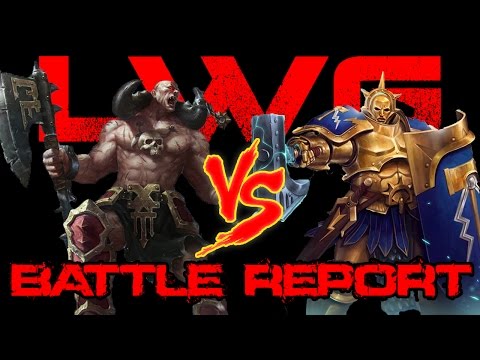 Age of Sigmar Battle Report: Khorne Bloodbound vs Stormcast Eternals 2,000 Points