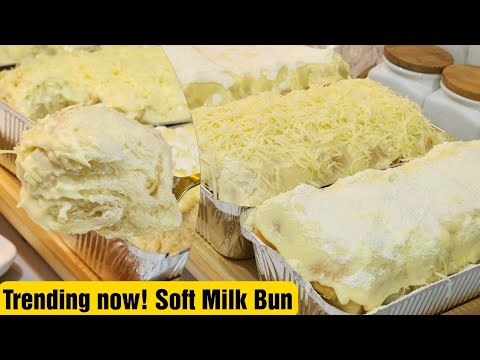 Trending now! | Soft Milk Bun | Thai milk bun| !❗️tinapay pang negosyo ❗️No Knead buns| Bake N Roll
