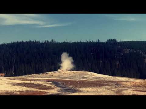 YELLOWSTONE NATIONAL PARK DRIVE - [BEAUTIFUL] - Old Faithful Geyser - Bison - Antelope - Elk