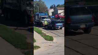 Impatient SUV Driver Runs Over Garbage Worker | Road Wars | A&E #shorts