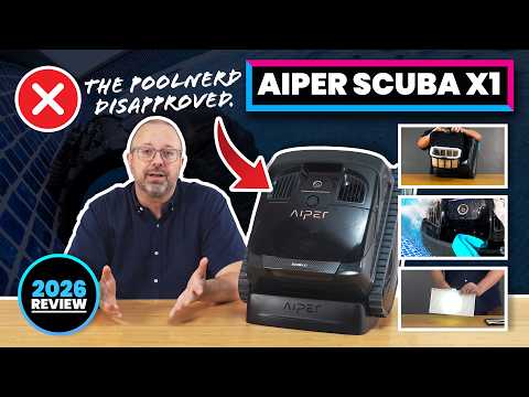 Робот пылесос премиум для бассейна Aiper Scuba X1 аккумуляторный беспроводной - фото 4 - id-p3111052509