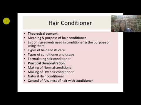 Online Hair Conditioner Making Class