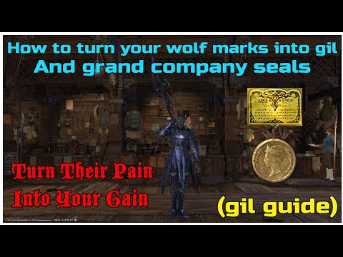 How to make gil and grand company seals with your pvp wolf marks