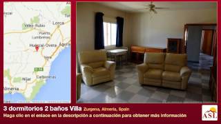 preview picture of video '3 dormitorios 2 baños Villa se Vende en Zurgena, Almeria, Spain'