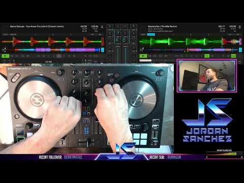 Live DJ set on Twitch with the NI Traktor Kontrol S2 MK3