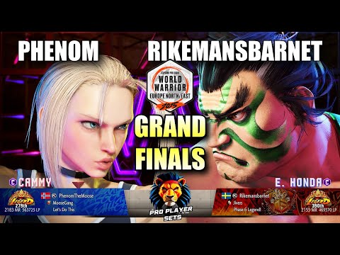 Grand Finals ☆ Phenom (Cammy) VS Rikemansbarnet (E.Honda) ☆ CPT World Warrior Europe North/East 2
