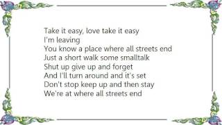 Division of Laura Lee - All Streets End Lyrics