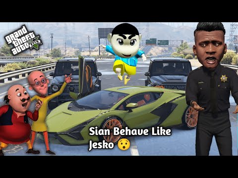 GTA 5: Shinchan Sian Behave Like Jesko Top Speed 3000km/hr😰🥶Motu Patlu Lost Ps Gamester