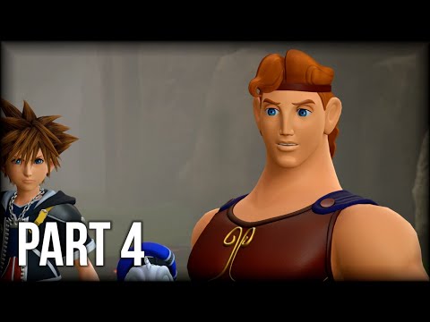 Kingdom Hearts III - 100% Walkthrough Part 4 [PS4 Pro] – Thebes: Gardens (Critical Mode)
