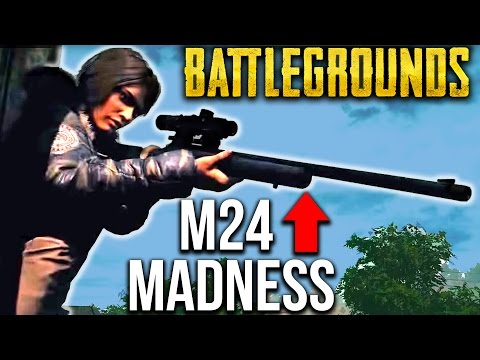 BATTLEGROUNDS EPIC M24 SNIPER WIN + AWM GAMEPLAY | Player Unknown's Battlegrounds
