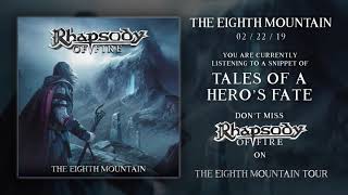 RHAPSODY OF FIRE - Tales Of A Hero&#39;s Fate (From The Eighth Mountain) - SNIPPET