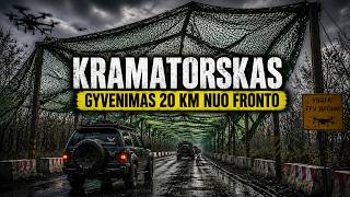 Kodėl Ukrainoje keliai slepiami tinklais? Kramatorskas: miestas, gyvenantis karo ritmu