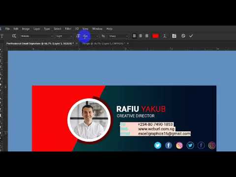 BUSINESS CARD DESIGN IN Photoshop ¦ part 3 ¦