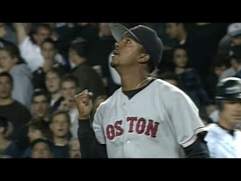 Pedro throws shutout against the Yankees