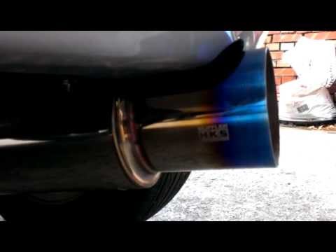 HKS Hi power (TOYOTA-YARIS 1.5cc)尾段排氣管(影音檔)