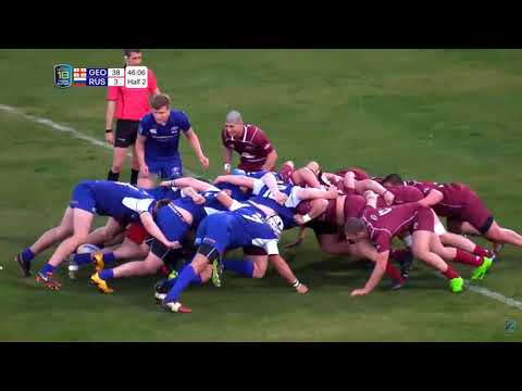 Russia vs Georgia U18 Rugby EU Championship 2019 2 half