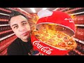 I M TESTING THE COCA COLA PIZZA MACHINE