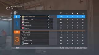 PS4  　R6S ランク