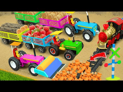 Diy tractor making mini sugarcane press machine P3| diy concrete bridge | @KeepVilla | @Sunfarming