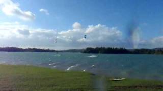 preview picture of video 'Surf Kamp, Caliraya kiteboarding 31.1.2009'