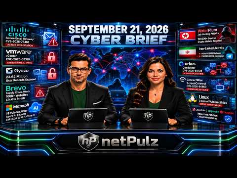September 21, 2026 Cyber Brief — Active Exploits, Ransomware & Supply Chain Attacks