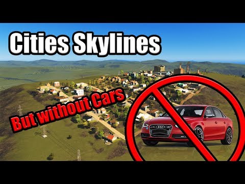 When you decide your citizens are too lazy so you ban all cars in Cities Skylines