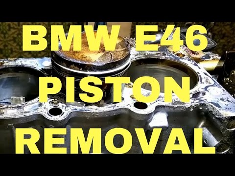BMW e46 piston rings removal and why M54 burning oil