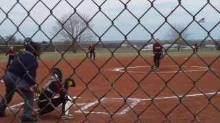 preview picture of video 'Leah Shipp 2017 RHP Brentsville Tigers 3.28.2014 Pitching and hitting highlights'