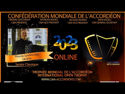Senior Classique - Round 3 - Mykola Syniahivskiy (Ukraine) - www.cma-accordions.com
