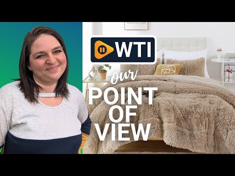 Smoofy Faux Fur Taupe Comforter Set King Size - WTI product video review
