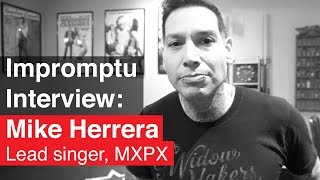 Impromptu Interview with Mike Herrera, Lead Singer, MXPX