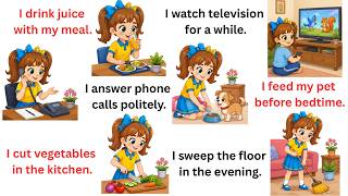 Learn English Through Daily Routine | Morning to Evening Sentences | Daily Use English Speaking