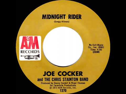 1972 HITS ARCHIVE: Midnight Rider - Joe Cocker (mono 45)